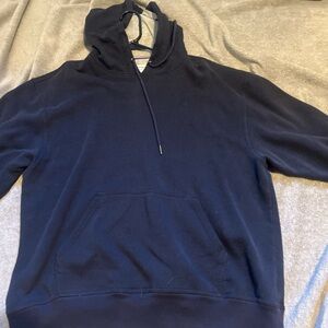 Large navy blue champion hoodie